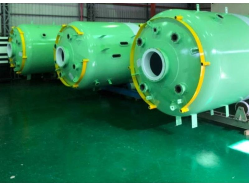 塔桶槽內襯-台積電 15PTMAH回收Sus304 tank lined PTFE 塔桶槽內襯-台積電 15PTMAH回收Sus304 tank lined PTFE