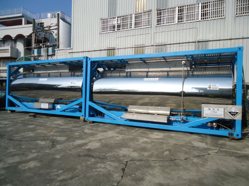 塔桶槽內襯-達興 12M³ ISO tank lined PTFE 塔桶槽內襯-達興 12M³ ISO tank lined PTFE