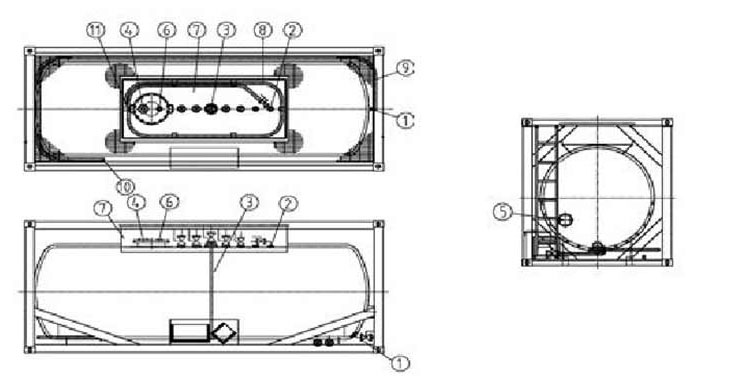 Transerfer  Protable Tank Lorry For EL-Grade