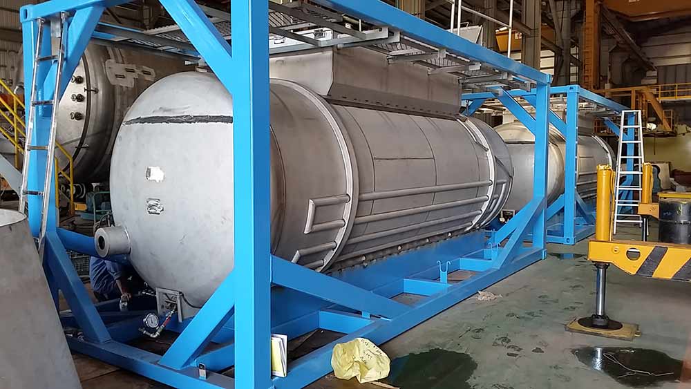 Transerfer Protable Tank Lorry For EL-Grade